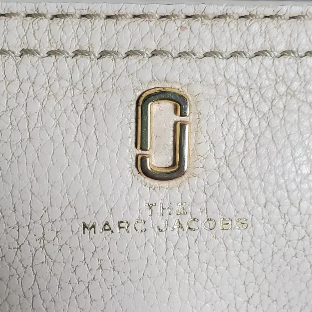 Marc Jacobs Wristlet Softshot Multi Wallet Pink Pebble Leather Top Zip Clutch